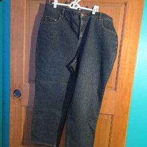 Fashion Bug Dark Blue Flare Jeans